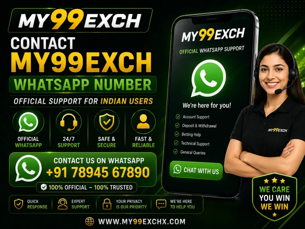 Contact My99Exch WhatsApp Number – Official Support for Indian Users
