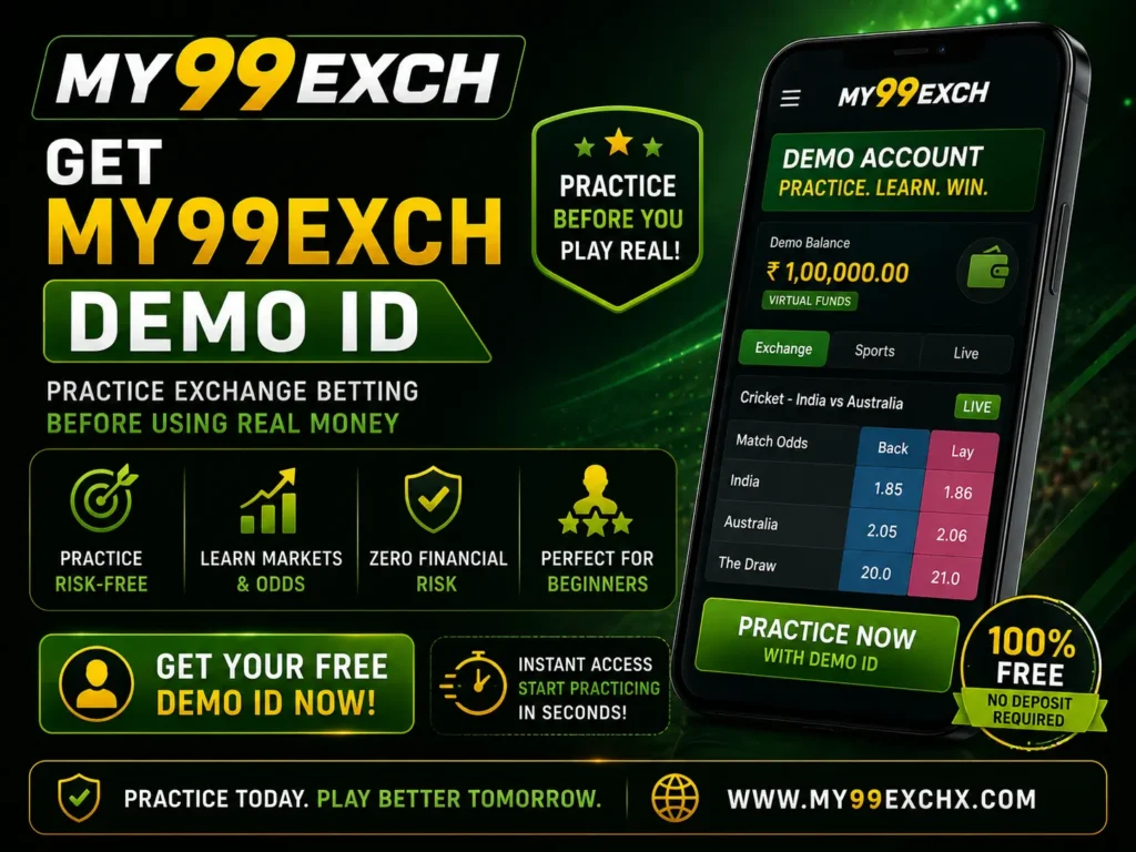 Get My99Exch Demo ID – Practice Exchange Betting Before Using Real Money