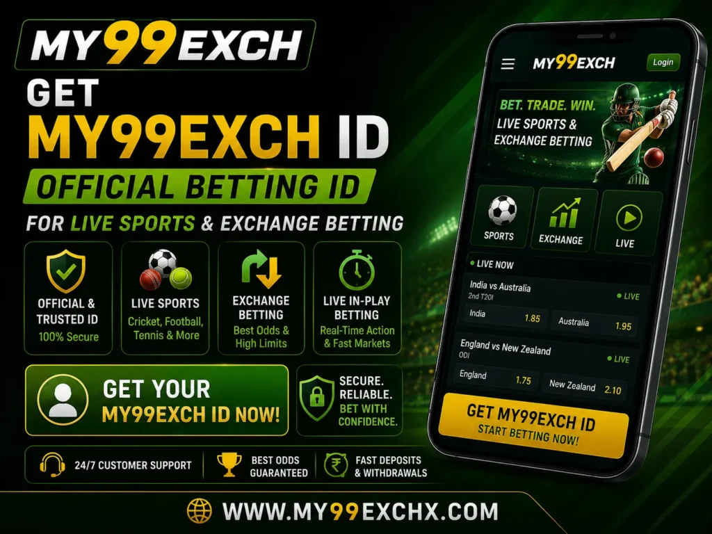 Get My99Exch ID – Official Betting ID for Live Sports & Exchange Betting