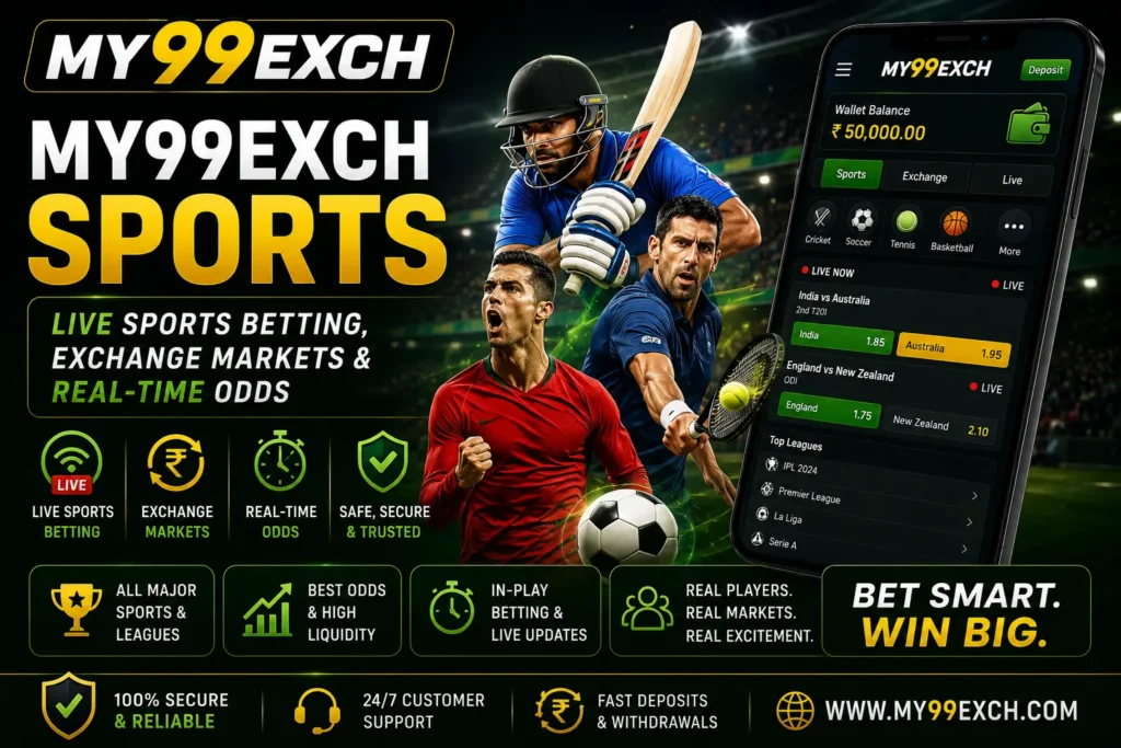 My99Exch Sports – Live Sports Betting, Exchange Markets & Real-Time Odds